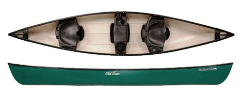 Old Town Saranac 146 & 160 Twin Layer Entry Level Canoe With Backrests 