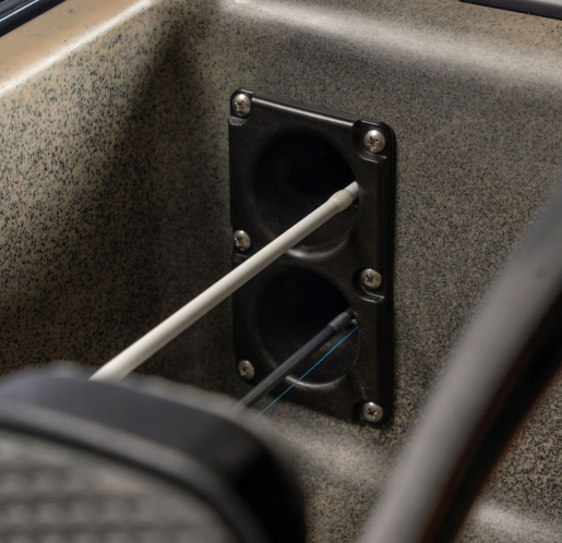 Old Town Sportsman PDL 120 Pro Rod Tip Protective Holders Pedal Drive Kayaks On Sale At Norfolk Canoes 