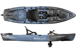 Old Town Sportsman 120 PDL Steel Camo Fishing Pedal Drive Sit On Top Kayak On Sale At Norfolk Canoes 