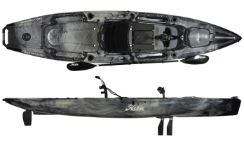 Hobie Kayaks Outback Mirage Pedal Drive Kayak - Dune Camo Black/Grey Camo For Sale At Norfolk Canoes UK