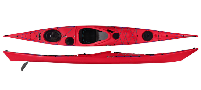 P&H Scorpio II RM Sea Kayak In Scarlet Red On Sale At Norfolk Canoes UK 
