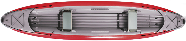 Comfortable Bench Seats On The Gumotex Palava 400 Inflatable Canoe