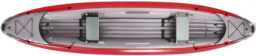 Comfortable Bench Seats On The Gumotex Palava 400 Inflatable Canoe