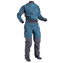 Palm Cascade Womens Drysuit Pine + Jet Grey Designed For Ladies Paddling On Sale At Norfolk Canoes UK