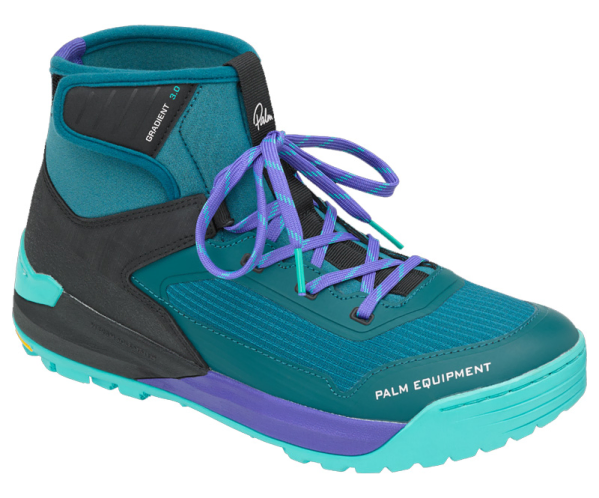 Palm Gradient 3.0 Teal/Purple Paddling Boot Perfect For Canoeists, Kayakers & SUP Paddlers, For Sale At Norfolk Canoes