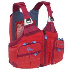 Palm Kaikoura Touring, Sea Kayaking & Canoeing PFD Buoyancy Aid Fiesta + Samba Red On Sale 