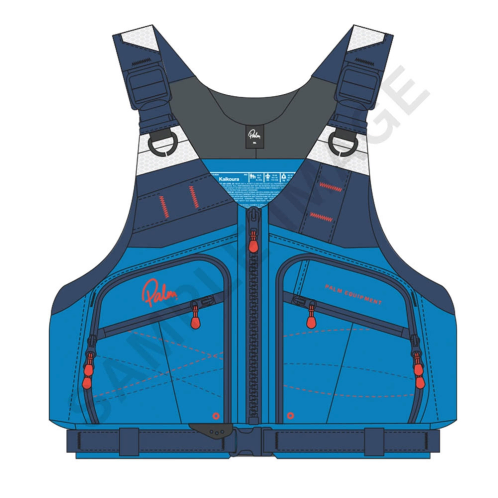 Palm Kaikoura Azure + Navy Canoeing, Sea & Touring Kayak Buoyancy Aid PFD On Sale At Norfolk Canoes UK