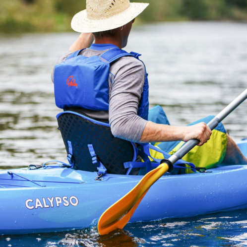 Palm Meander Highback PFD Being Used With High Back Sit On Top Seat For Sale 