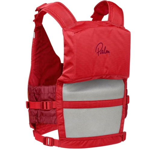 Palm Meander PFD High Backed Buoyancy Aid Back View Showing Mesh Lower For Sale At Norfolk Canoes UK