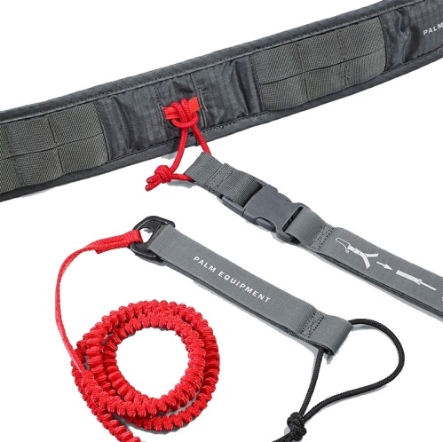 Palm Quick SUP Leash Attached To Waistbelt For Sale At Norfolk Canoes UK