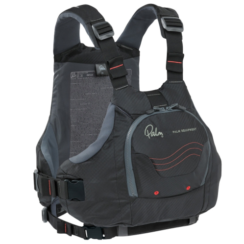 Comfortable, Low Profile Buoyancy Aid With Side Clip Entry And A Large Front Pocket, In Stylish Jet Grey Colour Scheme