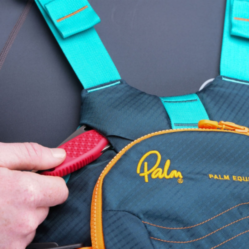 Palm Riff Rescue PFD - Pine Easy Access Knife Pocket Ideal For Whitewater Paddling