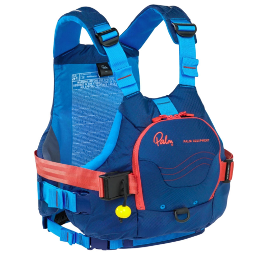 Palm Riff Rescue PFD - Navy Whitewater Buoyancy Aid With Rescue Harness On Sale At Norfolk Canoes UK