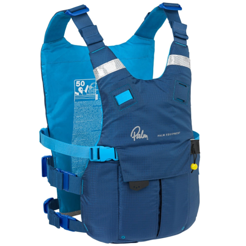 Palm Solo Adventure PFD SUPing Buoyancy Aid Navy/Azure On Sale At Norfolk Canoes 