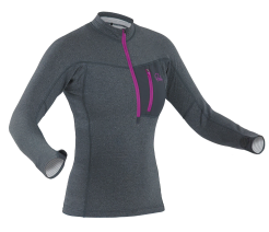 Palm Tsangpo Womens Front Zip Thermal Top, The Ideal Base Layer For Winter And Cold Weather Paddling