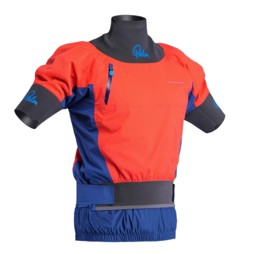 Palm Zenith Short Sleeved Semi Dry Whitewater Cag Fiesta Navy Colour scheme