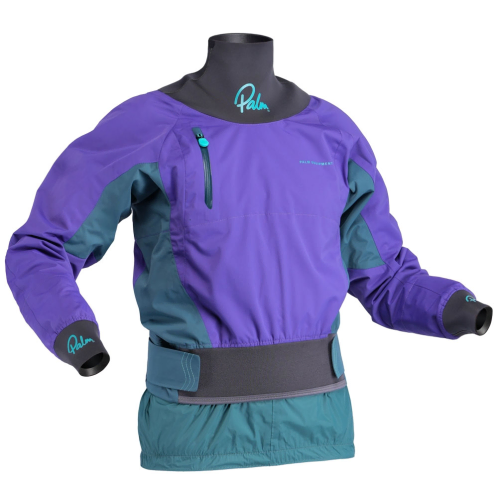 Palm Zenith Womens Purple Pine Whitewater Semi Dry Jacket For Canoeing & Kayaking On Sale At Norfolk Canoes 