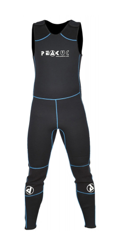 Peak PS UK Neoprene Sleeveless Centre Longjohn Wetsuit With Blue Stitching Medium
