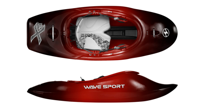 Wave Sport Project X Whitewater Playboat Cherry Bomb