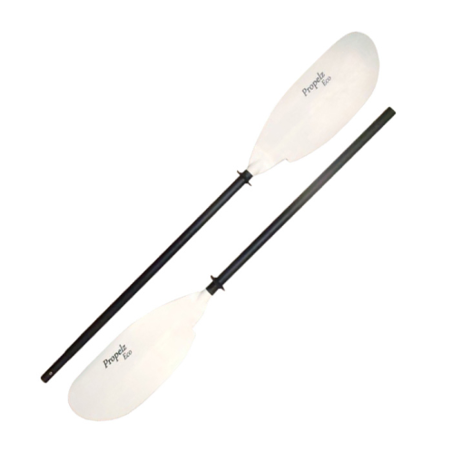 Propelz Eco 2 Piece Alloy Shafted Kayak Paddle With Push Pin Adjustment And Pull In Notch