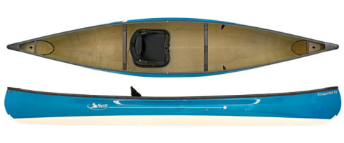 Swift Canoes Prospector 14 Pack Boat Super Lightweight Kevlar Fusion With Kayak Seat & Backrest On Sale At Norfolk Canoes UK