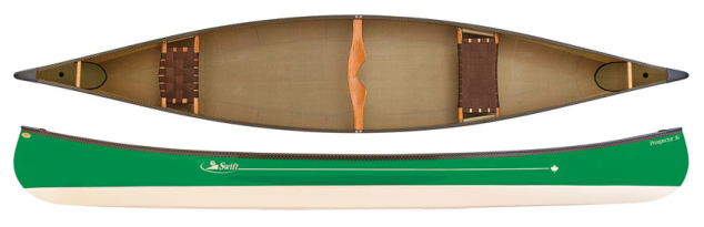 Swift Canoes Prospector 16 Kevlar Fusion With 2 Tone Ruby Champagne