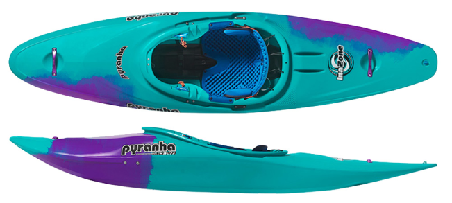 Pyranha Inazone, Fast Playful Whitewater Kayak With Elite Outfitting In Purple Mint