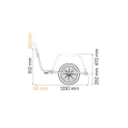 Thule Reacha City Bike Trailer Length And Height Dimensions Size Picture