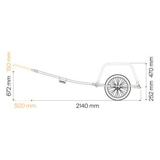 Thule Reacha Sport Bike Trailer Length And Height Dimensions From Norfolk Canoes