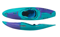 Pyranha ReactR Whitewater River Running And Creek Kayak In Purple And Blue, Purple Mint Colourway