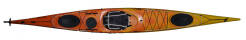 Riot Brittany 16.5, single layer plastic sea kayak.
