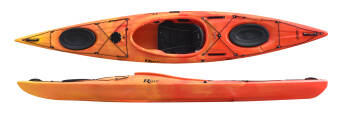Riot Edge 13, short touring kayak for day trips or overnight journeys