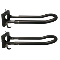 Riot Folding Wall Rack Inc Paddle Holder, Black