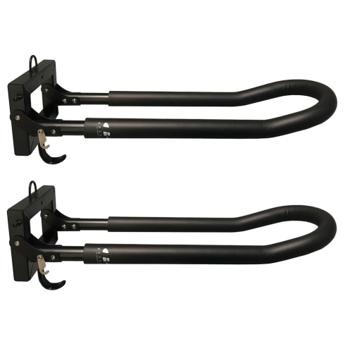 Riot Folding Wall Rack Inc Paddle Holder, Black