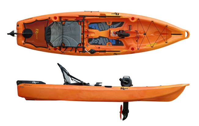 Riot Mako 10.5 Pedal Drive Sit On Top Kayak For Sale At An Affordable Price From Norfolk Canoes UK