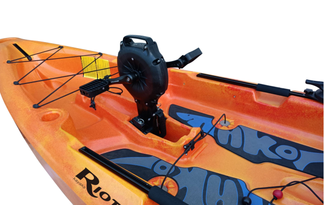 Riot Mako 10.5 Impulse Pedal Drive Located Through The Hull Ready To Pedal