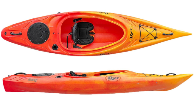 Riot Quest 10 Sunset Lightweight Entry Level Touring Kayak For Sale At Norfolk Canoes 