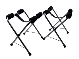 RUK Low Trestle Stands, Pair - Canoe, Kayak and SUP, Cleaning Storage And Outfitting Stands, Foldable