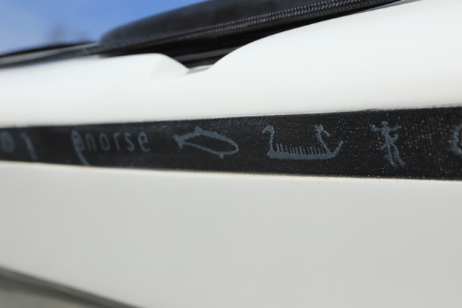 Norse Bylgja Seam Tape Deck Detailing Cheap Quality Composite Sea Kayak
