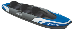 Sevylor Hudson 3 Seater Inflatable Kayak Perfect For Families Looking For An Affordable Way To Get On The Water For Sale At Norfolk Canoes