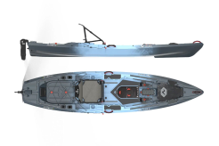 Vibe Kayak Shearwater 125 With X-Drive Fishing Pedal Drive Kayak, For Sale At Norfolk Canoes UK Galaxy