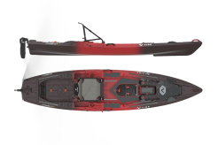 Vibe Kayak Shearwater 125 With X-Drive Fishing Pedal Drive Kayak, For Sale At Norfolk Canoes UK Galaxy