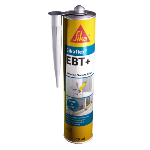 Sikaflex EBT+ 300ml Clear Sealant/Adhesive, Ideal For Use When Mounting Accessories, Transducers, And Mounts Into Fishing Kayaks