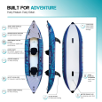 Spinera Duo 340 - Inflatable Solo Or Tandem Kayak Package Features For Sale At Norfolk Canoes UK
