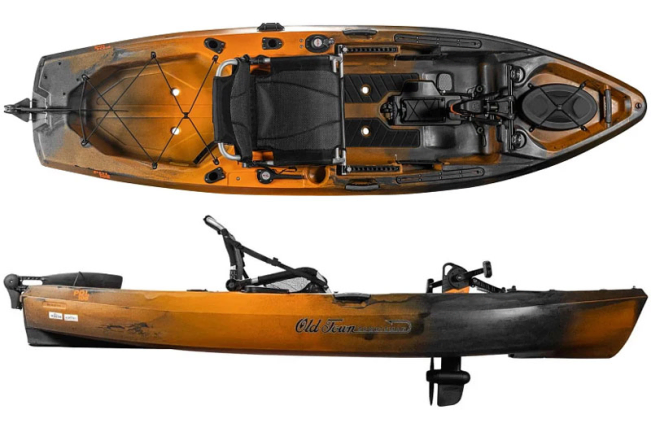 Old Town Sportsman 106 PDL - Pedal Drive FIshing Sit On Top Kayak Ember For Sale At Norfolk Canoes  