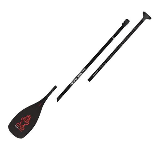 StarBoards Lima TuffSkin 3 Part Adjustable SUP Paddle With ABS Blade & Lightweight Carbon Shaft 