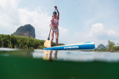 StarBoard Touring StarLite Hard Stand Up Paddle Board On The Water 