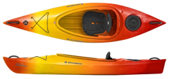 Perception Sundance Short Lightweight Kayak With A Large Cockpit Sunset