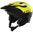 Sweet Rocker HC Kayaking Helmet With Max Protection Visor & Ear Padding Protection Limelight Yellow