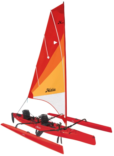Hobie Mirage Tandem Island 2 Person Pedal Drive Sit On Top Sailing Kayak